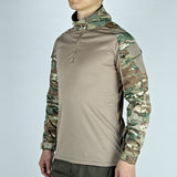 Coverwin Army Outdoors T Shirt Long Sleeve Combat Shirt Tactical Clothing BreathableTraining Hunting Clothes Hiking Shirt Work Wear Men