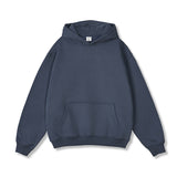 Coverwin European and American New Fashionable Spring and Autumn Trend Plus Plush Thick Hoodie Unisex Sports and Leisure Pullover
