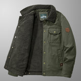 Coverwin 2025 Winter Hot Selling Fleece Jacket Men's Casual Loose Thick Cotton Jacket Fashion Multi Pocket Jacket