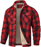 Coverwin 2025 Winter New Fleece Warm Jacket Fashion Collar Checkered Single Breasted Loose Casual Jacket