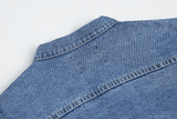 Coverwin 2024 New Fashion Men Spring outfit  No. 2532 CHINESE COLLAR DENIM JK