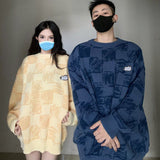 Coverwin Outfit Autumn Korean Style Simple and Versatile Couple Sweaters Ins Korean Version Y2K Casual Sweaters Men and Women Winter Tops