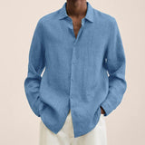 Coverwin 2025 Spring and Autumn New Design British Solid Color Collar Shirt Fashion Casual Shirt