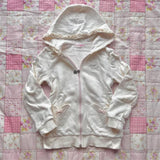 Coverwin-Y2k Top Kawaii Hoodie Sweet Girl Zip UP Hoodies Bow Slim Women Long Sleeve Cute Punk Sexy Hoody Gothic 2000s Graphic weatshirt