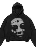 Coverwin Y2k Women's Top Hoodies Sweatshirt Pullover Oversized Streetwear Vintage Dark Gothic Trauma Premium Hoodie Hip Hop Rap 2024 new