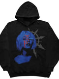 Coverwin Y2k Women's Top Hoodies Sweatshirt Pullover Oversized Streetwear Vintage Dark Gothic Trauma Premium Hoodie Hip Hop Rap 2024 new