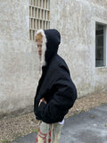Coverwin-Hoodies Y2k Oversized Tops Mens Winter Clothes Streetwear Hip Hop Fox Fur Thick Korea Zip Up Hoodie Punk Hombre Kpop Coats Men