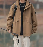 Coverwin Men's Spring and Autumn Fashion Classic Comfortable Anti Wrinkle Trend Outdoor Casual Stormtrooper Jacket Coat