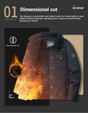 Coverwin 2025 Winter Hot Selling Fleece Jacket Men's Casual Loose Thick Cotton Jacket Fashion Multi Pocket Jacket