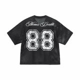 Coverwin American Breathable Jersey T Shirt Y2K Mens Womens Harajuku Hip Hop Oversized Baseball Uniform Sportswear Short Sleeved Tops