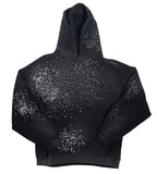 Coverwin Retro Zip Hoodie Y2K Clothes Mens Womens Harajuku Hip Hop Rhinestone Sequin Retro Distressed Oversized Hoodie Sweatshirt Jacket