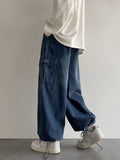 Coverwin Men's Vintage Loose Cargo Jeans