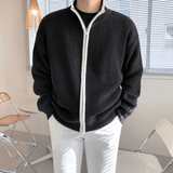 Coverwin 2024 New Fashion Men Spring outfit  No. 3401 KNITTED ZIP-UP SWEATER