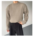 Coverwin Casual Round Neck Sweater