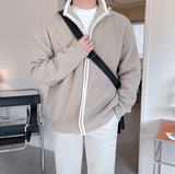 Coverwin 2024 New Fashion Men Spring outfit  No. 3401 KNITTED ZIP-UP SWEATER