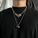 Coverwin Dice Pendant Necklace