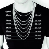 Coverwin 3MM-8MM STAINLESS STEEL TWIST CHAIN NECKLACE FOR MEN Punk Neck Jewelry Accessories Male Thick LONG CHAINS