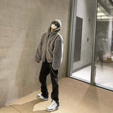 Coverwin 2024 New Fashion Men Spring outfit  No. 1337 FLEECE ZIP UP HOODIE