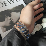 Coverwin COLORED CUBAN CHAIN BRACELET