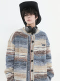 Coverwin painting color loose knit sweater na821