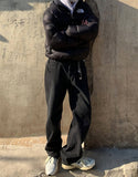 Coverwin- RT No. 11875 BLACK RELAX STRAIGHT JEANS