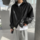 Coverwin 2024 New Fashion Men Spring outfit  No. 5408 ZIP-UP HOODED NYLON JK