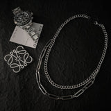 Coverwin DOUBLE LAYER CHAIN NECKLACE