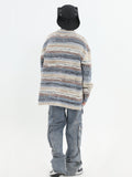 Coverwin painting color loose knit sweater na821