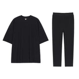 Coverwin  1513 PLEATED SHIRT AND SWEATPANTS SET