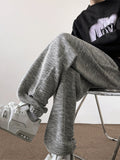 Coverwin spring outfits men summer outfit jpq Stripes Drawstring Sweatpants