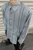 Coverwin In loose casual striped shirt NA656
