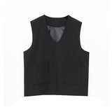 Coverwin 2024 New Fashion Men Spring outfit  No. 1365 V NECK SLEEVELESS SHI