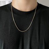 Coverwin EVERYDAY SNAKE BONE CHAIN NECKLACE