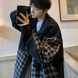 Coverwin Vatican Plaid Panel Jacket