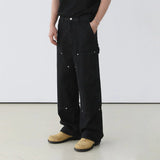 Coverwin  11271 BLACK CARPENTER STRAIGHT PANTS