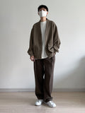Coverwin 2024 New Fashion Men Spring outfit  No. 9016 WAFFLE CARDIGAN