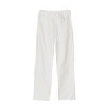 Coverwin  4278 WHITE WIDE STRAIGHT JEANS