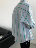 Coverwin In loose casual striped shirt NA656