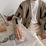 Coverwin 2024 New Fashion Men Spring outfit  No. 3337 V-NECK CARDIGAN