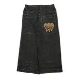 2000s dti E-Commerce Loose Jeans Men's Vintage Embroidered Hip Hop Gothic Streetwear Harajuku Men's Casual Pants