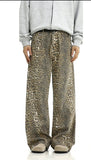 Coverwin 11400 LEOPARD STRAIGHT SLIM PANTS