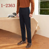 men’s fashion Men's Autumn and Winter New Thick Casual Pants Business Fashion Urban Comfortable Men's Straight Simple Breathable