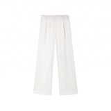 Coverwin  9074 LINEN STRAIGHT WIDE DRAPE PANTS