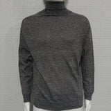 black men fashion urban 2024 Autumn and Winter New Turtleneck Sweater Slim Pullover Bottoming Sweater Muscle Men's Sweater