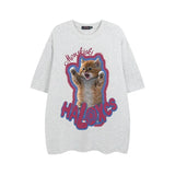 Coverwin 2024 New Fahion spring outfit  Cat Tee