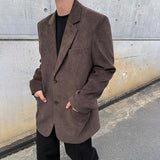 Coverwin 2024 New Fashion Men Spring outfit  No. 3172 CORDUROY SUIT JK