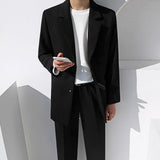 Coverwin 2024 New Fashion Men Spring outfit  No. 3153 BLACK BLAZER JK