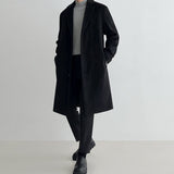 Coverwin 2024 New Fashion Men Spring outfit  No. 6170 WOOLEN TRENCH COAT