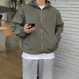 Coverwin 2024 New Fashion Men Spring outfit  No. 9413 WIND BREAKER HOODED ZIP-UP JK