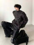 Coverwin  high street vintage mink hair knitwear na808